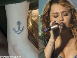 Miley Cyrus tattoo