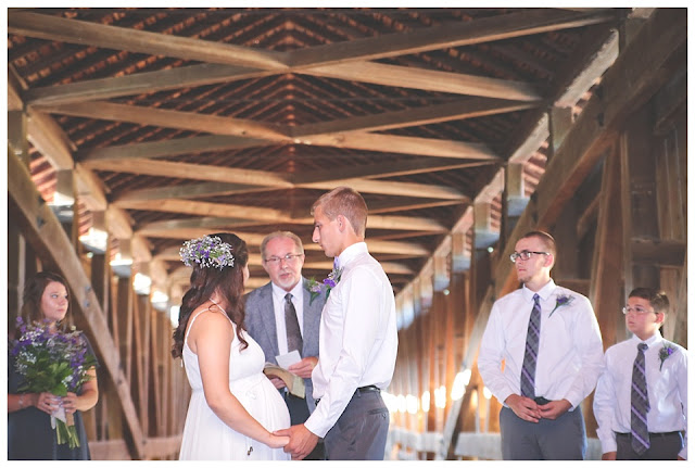 covered bridge wedding