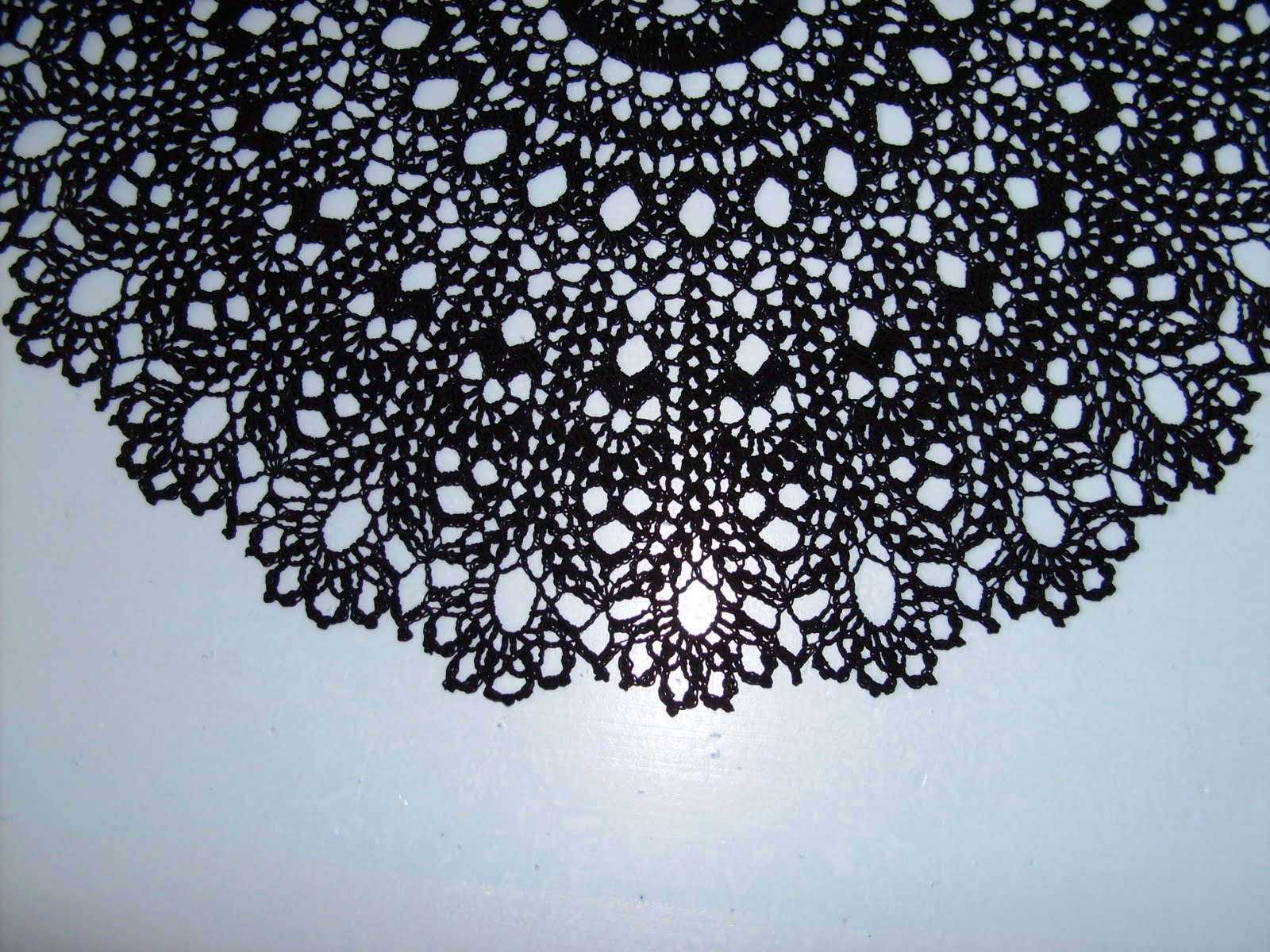 Doilies Ivory Cotton, Doilies 60 in. x 14 in. Cotton Ivory Black ...