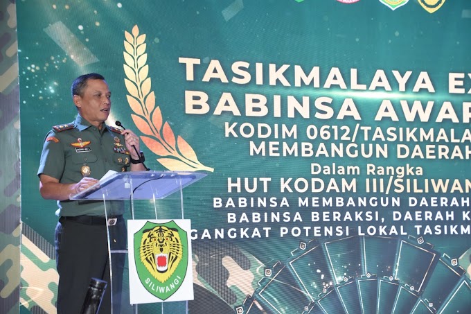 Bangkitkan Potensi Lokal, Pangdam III/Slw Puji Tasikmalaya Expo dan Dedikasi Babinsa