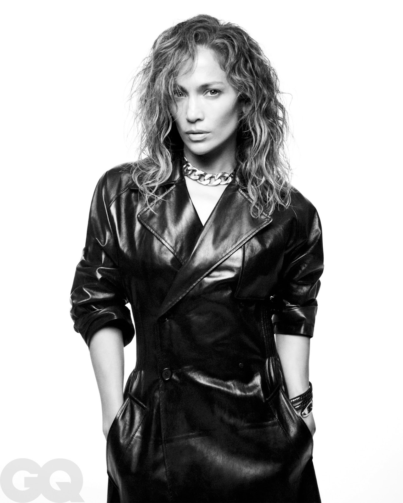 Jennifer Lopez braless underboobs photo shoot in GQ magazine model