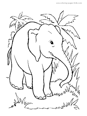 Elephant Coloring Pages