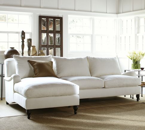 2 Piece Sectional Sofa With Chaise