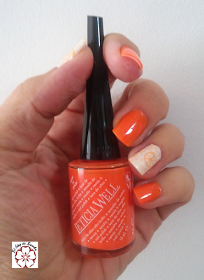 esmalte naranja