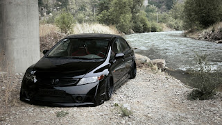 tuned honda civic photography