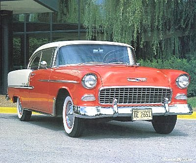 1955 Chevrolet Belair Sport Coupe The development of a brand new wider 
