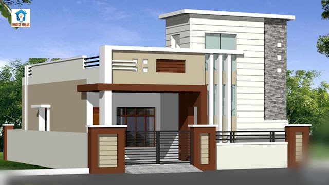 single floor normal house front elevation designs