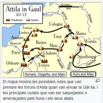 Àtila saqueja la Bèlgica Secunda