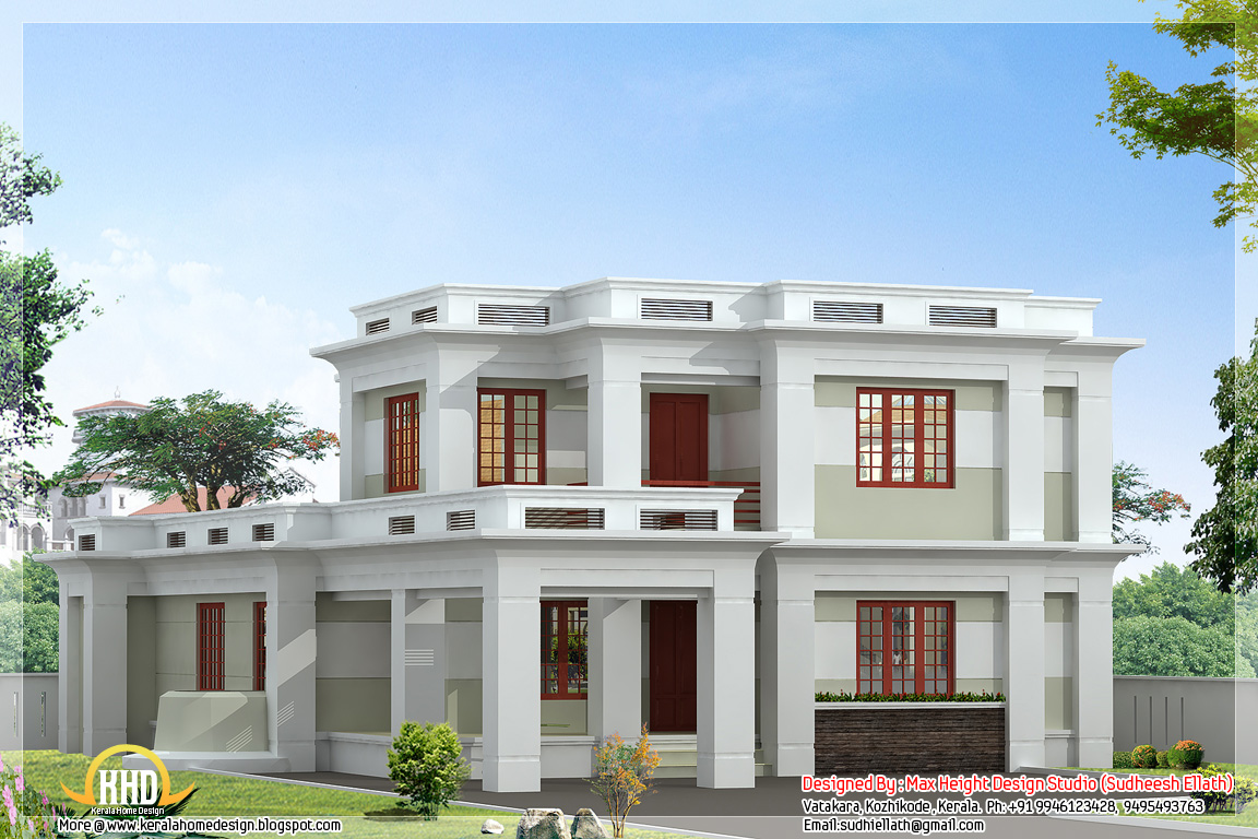 ... modern home design - 2360 Sq.Ft. - Kerala home design and floor plans