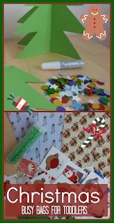 Christmas busy bag ideas for toddlers