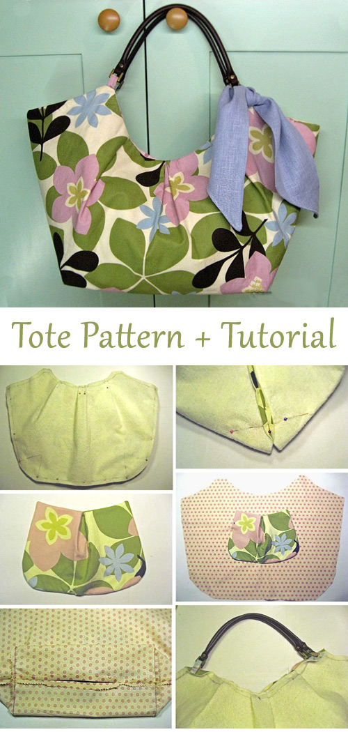 City Tote Bag Tutorial and Pattern