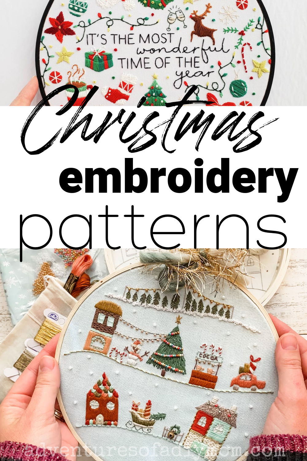 Embroidery Bundle, Floral Embroidery Patterns PDF, Winter Embroidery  Design, Fall Home Decor, DIY Gift for Friend, Stitching Patterns 
