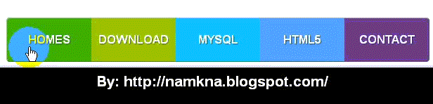Menu ngang với icon ẩn hiện từ CSS3 cho blogger - Css Icon Hover Effect Navigation Bar For Blogger