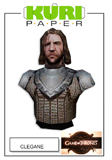 Kuri Paper - Busto Clegane papercraft