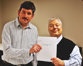 Joe Punday and Bob Daraio with New Guild/WPIX Contract
