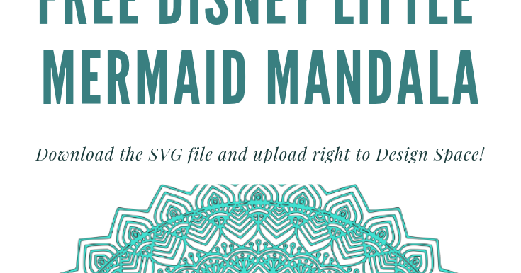 Download Chaos And Crafts Design Free Disney Little Mermaid Mandala