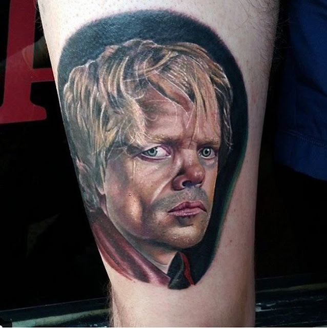 Tatouage réaliste GOT avec Tyrion Lannister