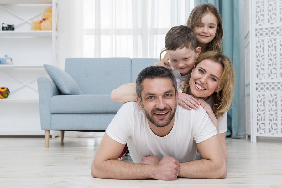 Familia feliz