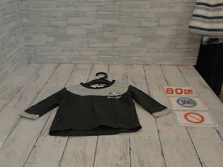 中古品　子供服　長袖Ｔシャツ　８０㎝　１００円