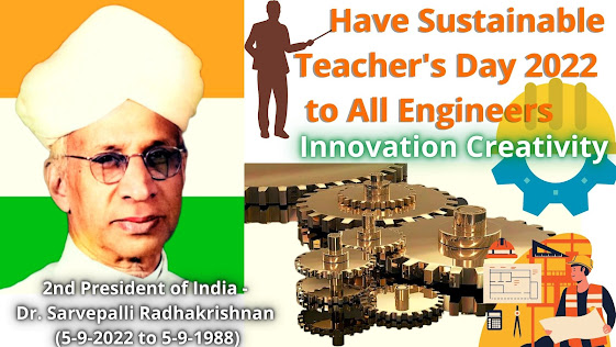 Have Sustainable Teacher's Day 2022 to All Engineers