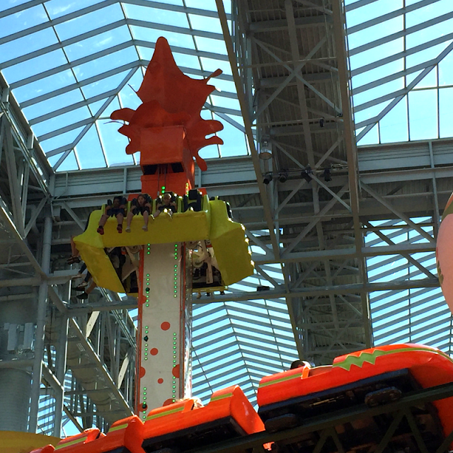 Rides upon rides at Nickelodeon Universe