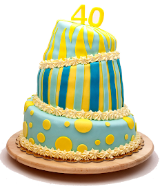 Trinadstropna torta / Three tier cake front