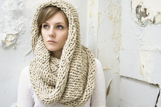 Extra Thick Wool Cozy Cowl Circle Scarf