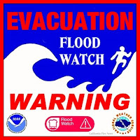 Flash Flood Watch Warning Sign/Logo