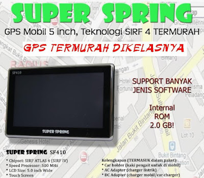 Tampilan Iklan GPS Super Spring SF410