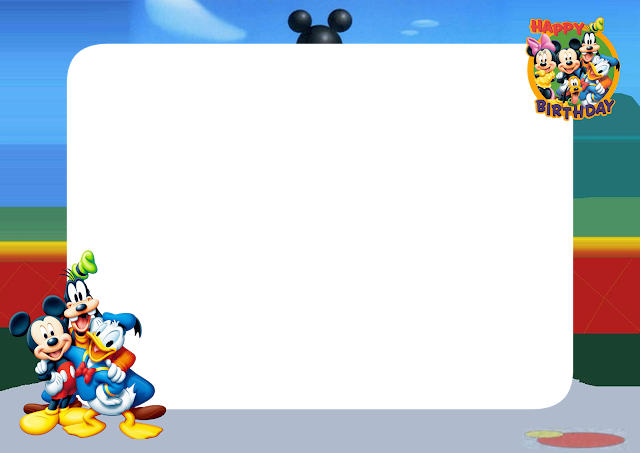 Mickey Mouse Birthday PNG Frame