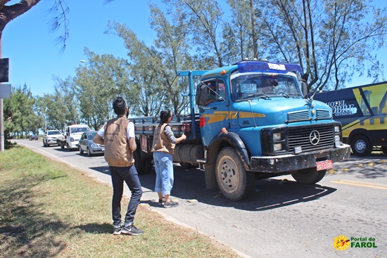 Barreira sanitária permanece atuando na RJ-216, entrada da praia