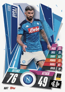 Topps Match Attax 2020-2021 SSC Napoli Set