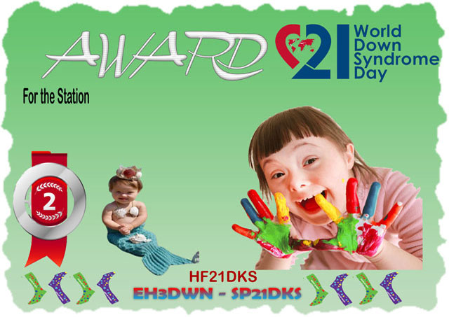 Diploma European World Down Syndrome Day Plata