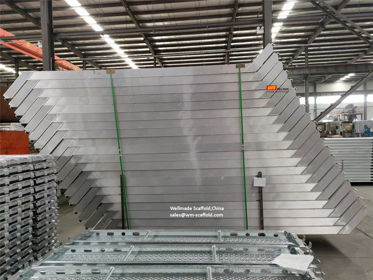 aluminium scaffolding stairs for access - ringlock scaffolding u ledger components parts - multidirectional scaffold stairs