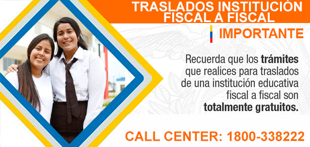  TRASLADOS INSTITUCIÓN FISCAL A FISCAL 2018 - MINISTERIO EDUCACIÓN ECUADOR JUNTOS.EDUCACION.GOB.EC