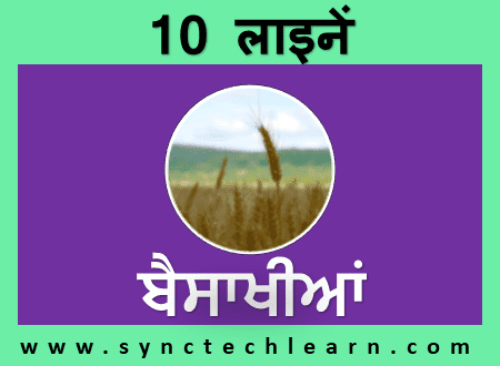 10 lines on baisakhi in punjabi language