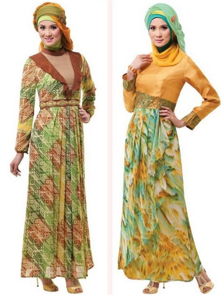  Model Baju Batik Muslimah Modern Terbaru  21 Model Baju Batik Muslimah Modern Terbaru 