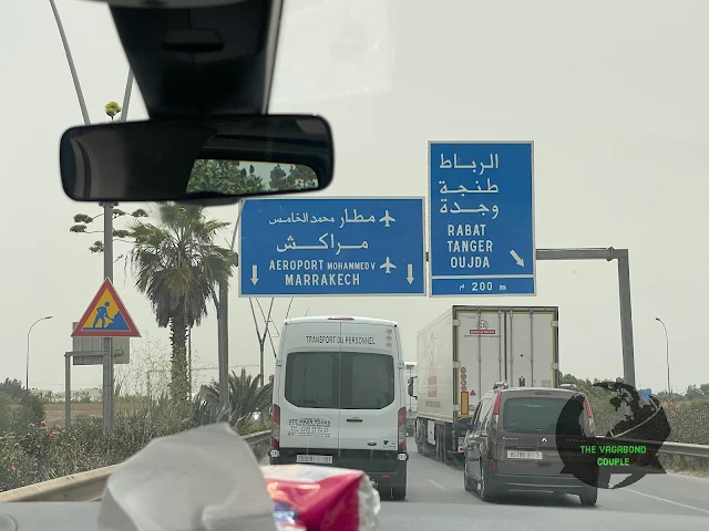 A3 Casablanca-Agadir expressway: Casablanca to Mohammed V International Airport (CMN), Morocco, Africa
