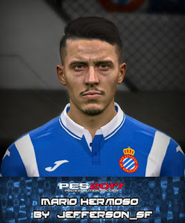 PES 2017 Faces Mario Hermoso by Jefferson_SF