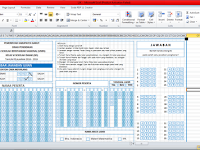 Contoh Format LJK Lembar Jawaban Komputer untuk UN 2019 Jenjang SD SMP SMA SMK