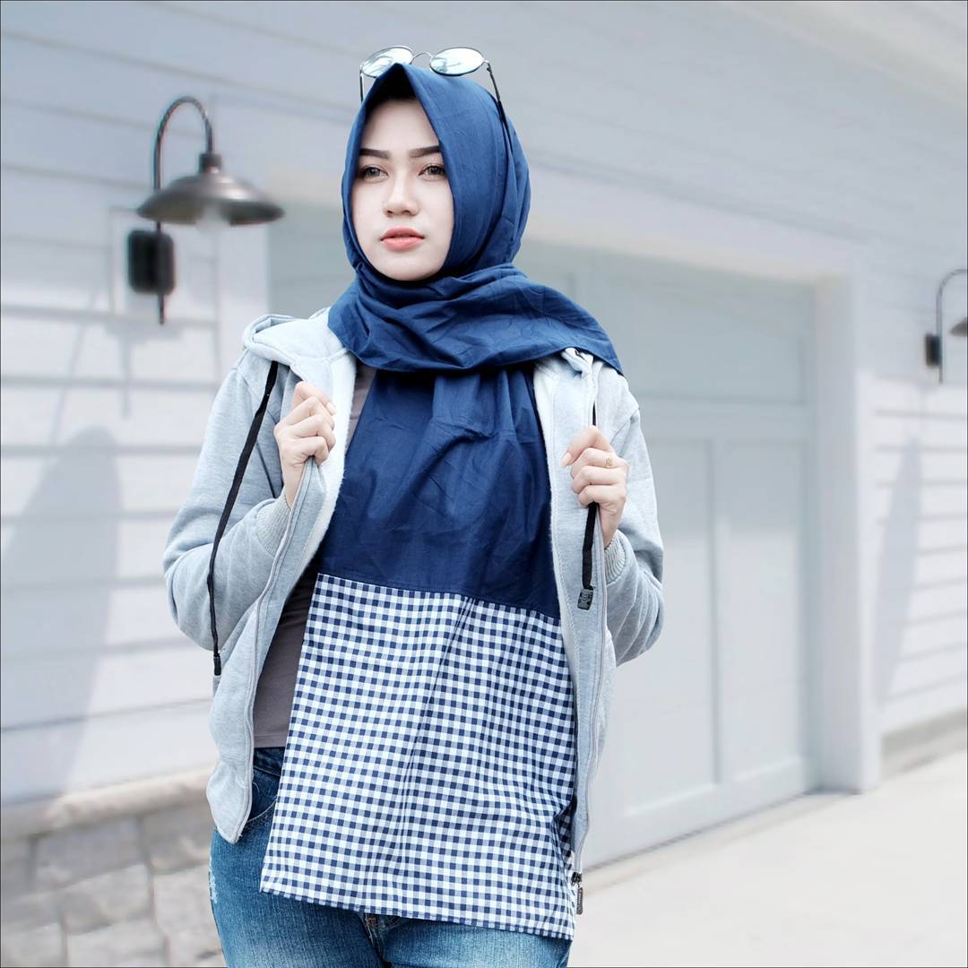 88 Kumpulan Tutorial Hijab Pashmina Katun Ima Untuk Kalian