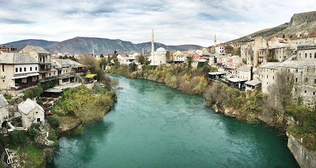 Neretva River in Mostar, Bosnia and Herzegovina