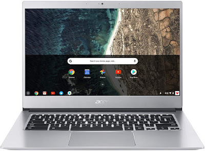 Acer Chromebook 514 (14 Zoll Full-HD IPS Touchscreen matt, Alu Unibody, 17mm flach, extrem lange Akkulaufzeit, schnelles WLAN, beleuchtete Tastatur, MicroSD Slot, Google Chrome OS) Silber