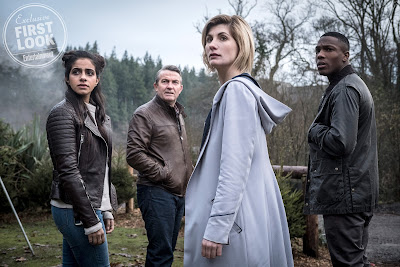 13th Doctor Yasmin Khan Ryan Sinclair and Graham in Doctor Who series 11