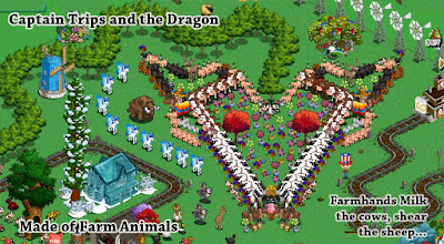 Captain Trips and The Dragon on My Farmville Farm - gvan42