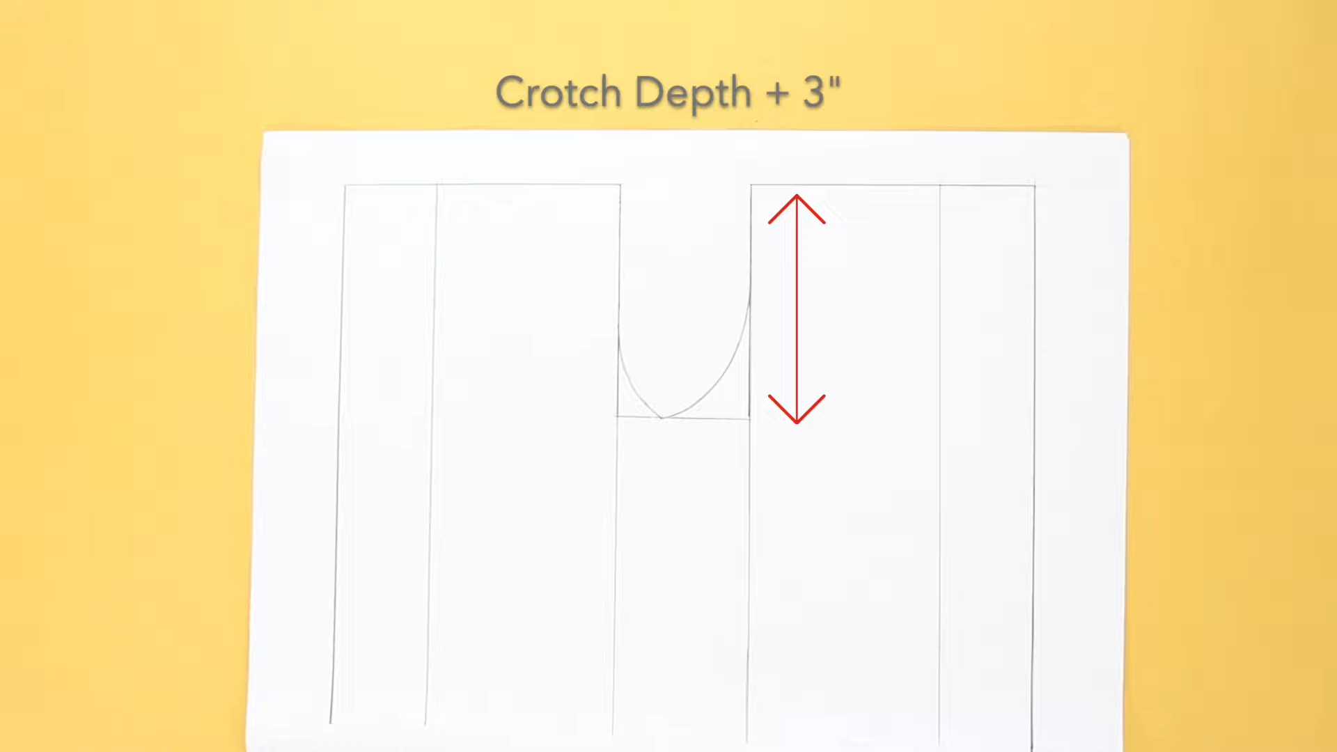 Crotch Depth +3"