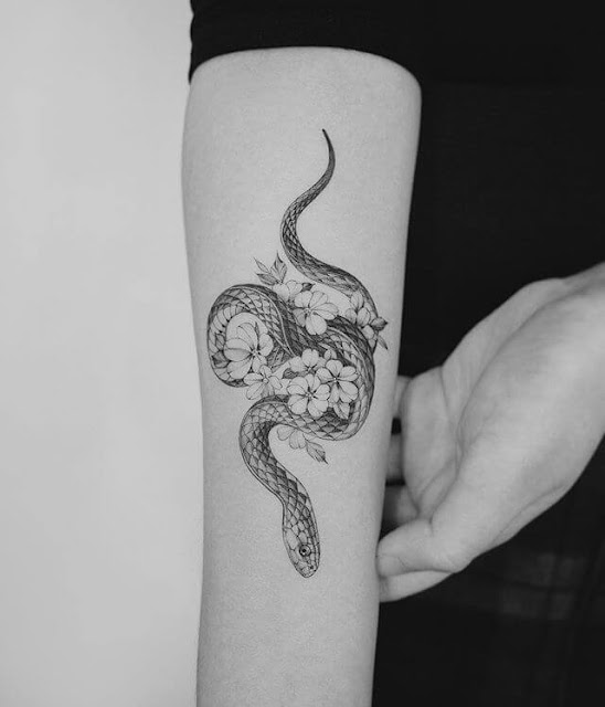 60 tatuagens de cobras para aqueles que adoram um pouco de ousadia