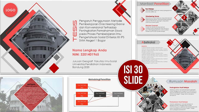 Download Template PPT Sidang Tesis