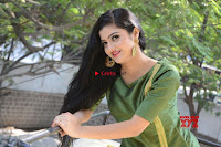 Akshitha cute beauty in Green Salwar at Satya Gang Movie Audio Success meet ~  Exclusive Galleries 025.jpg