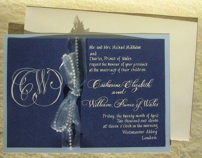 prince william and kate wedding invites. prince william kate wedding